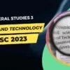 Important topics for Science and Technology for UPSC 2023