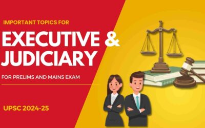 Important topics for Executive and Judiciary 2024-25