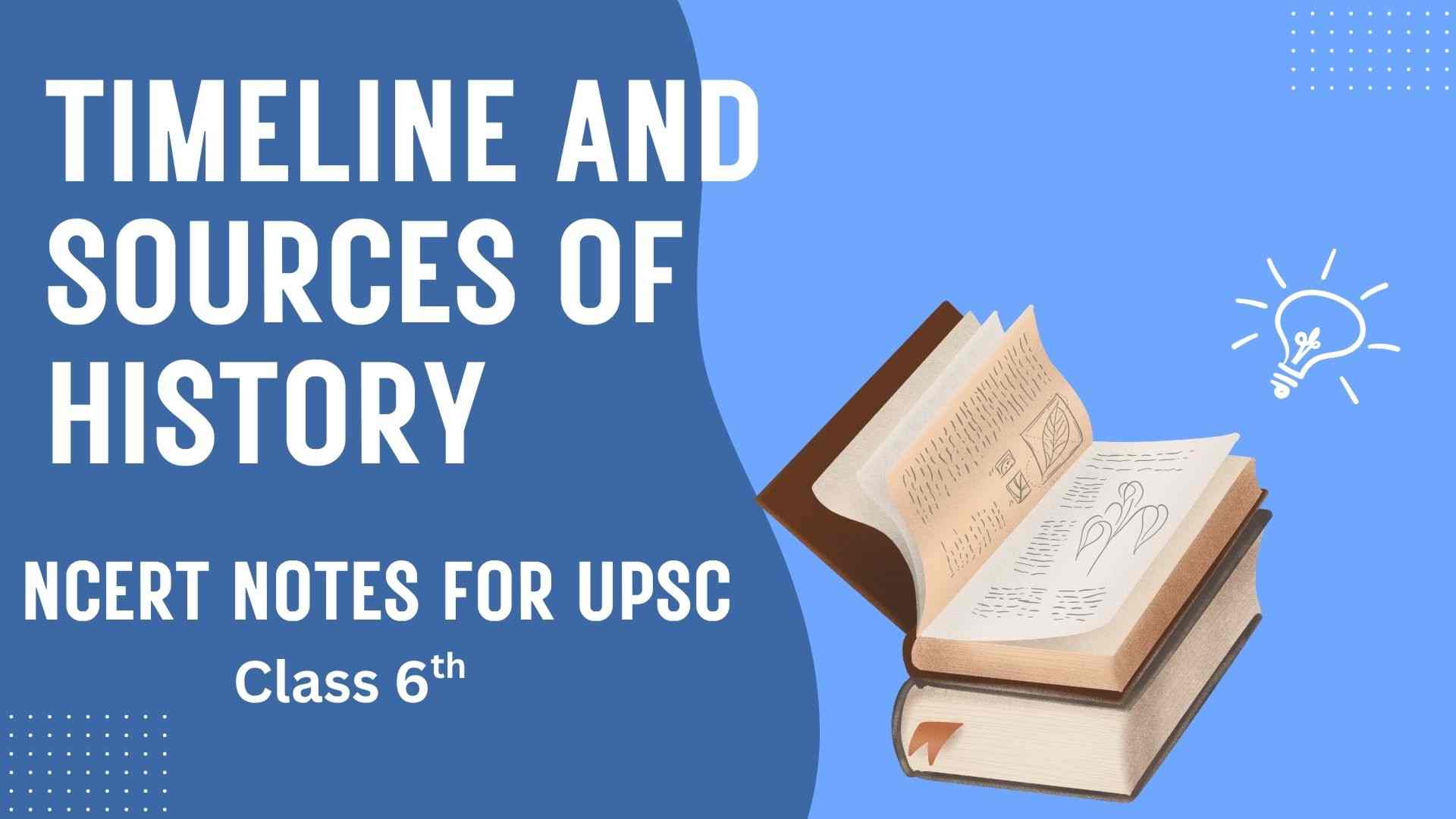 Timeline and Sources of History